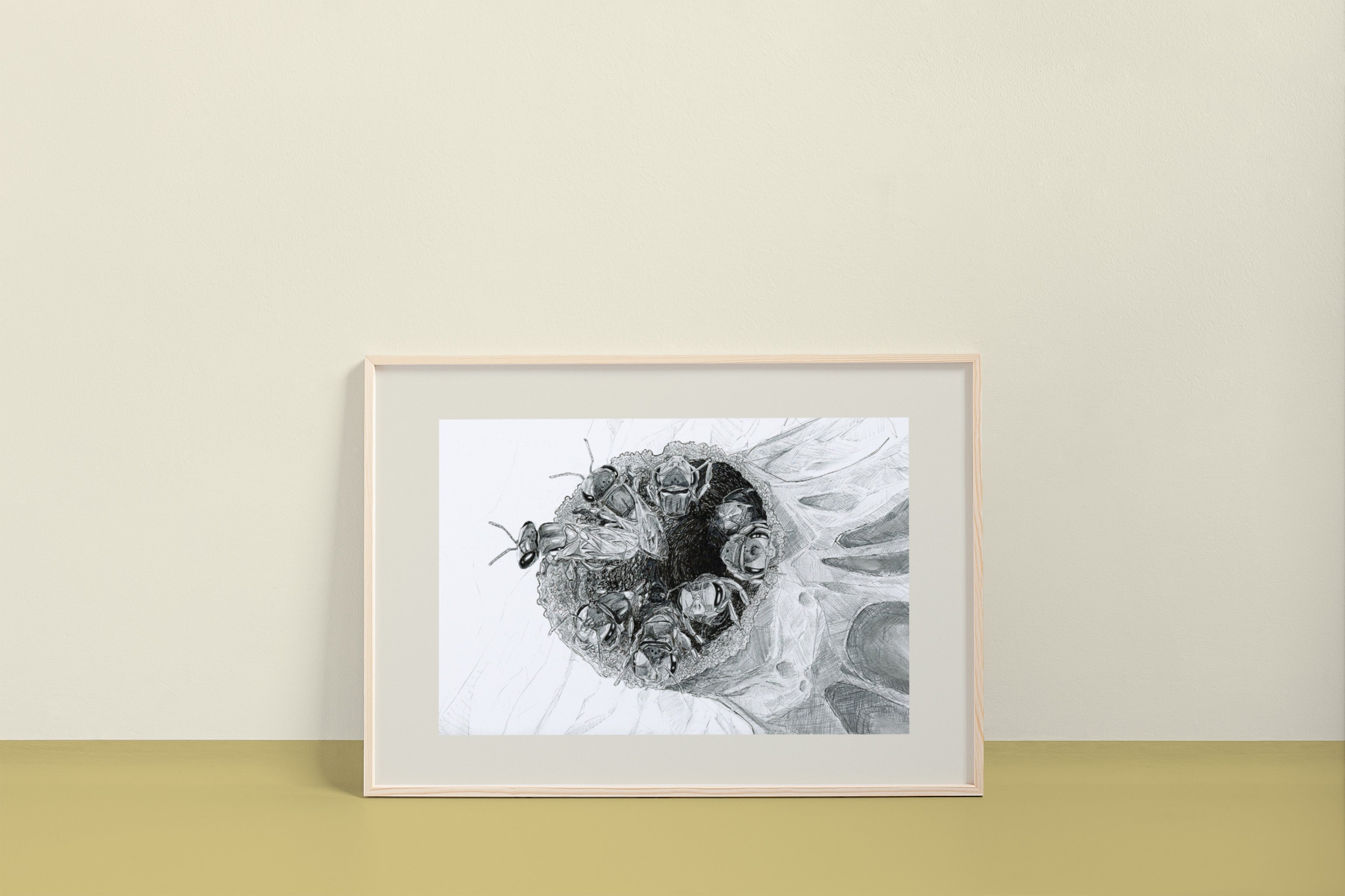 Mayan Bees (Melipona) Art Print