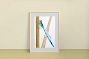 Azure Damselfly (Coenagrion puella) Art Print