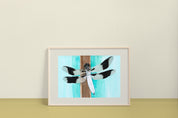 Common Whitetail (Plathemis lydia) Art Print