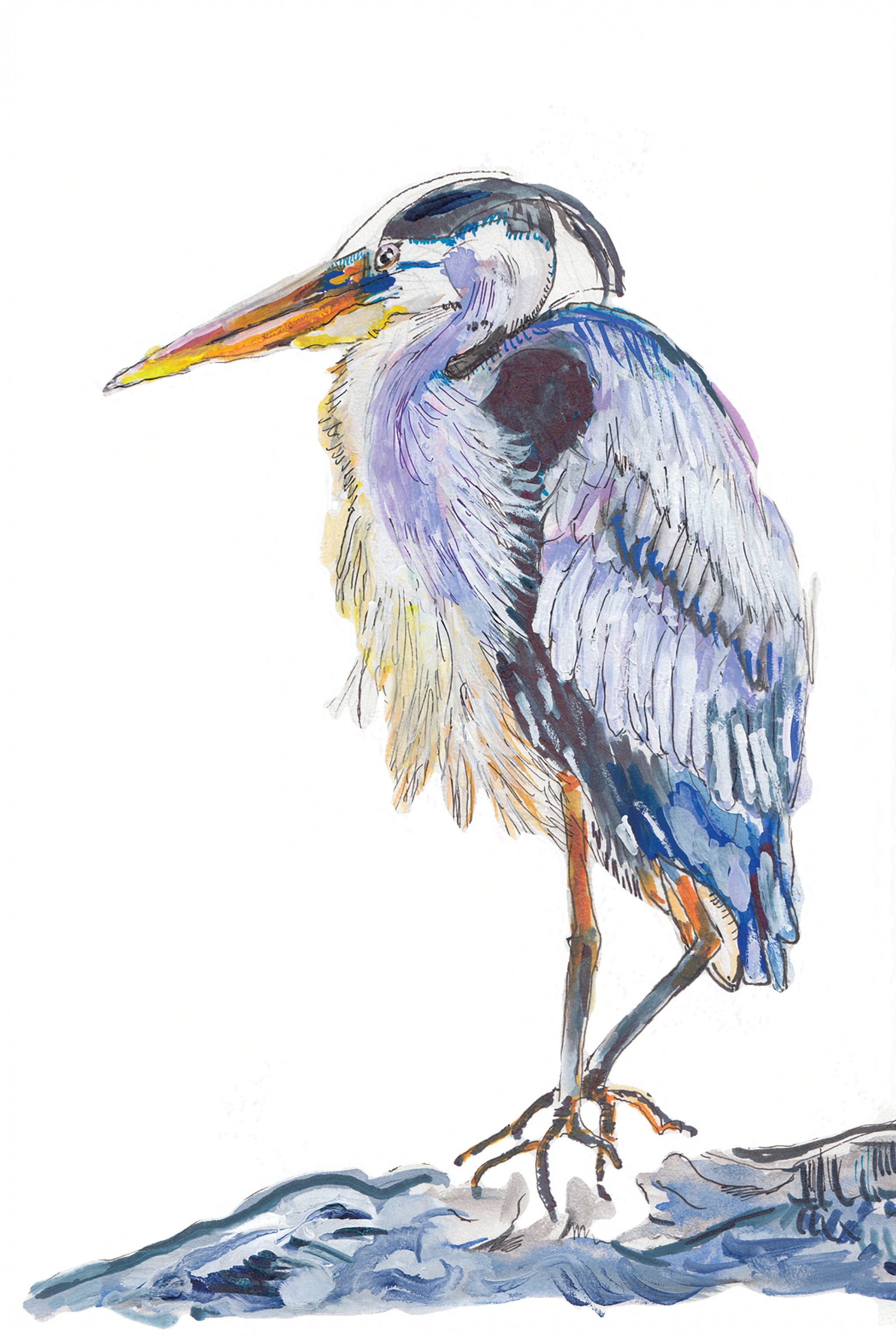 Great Blue Heron Art Print