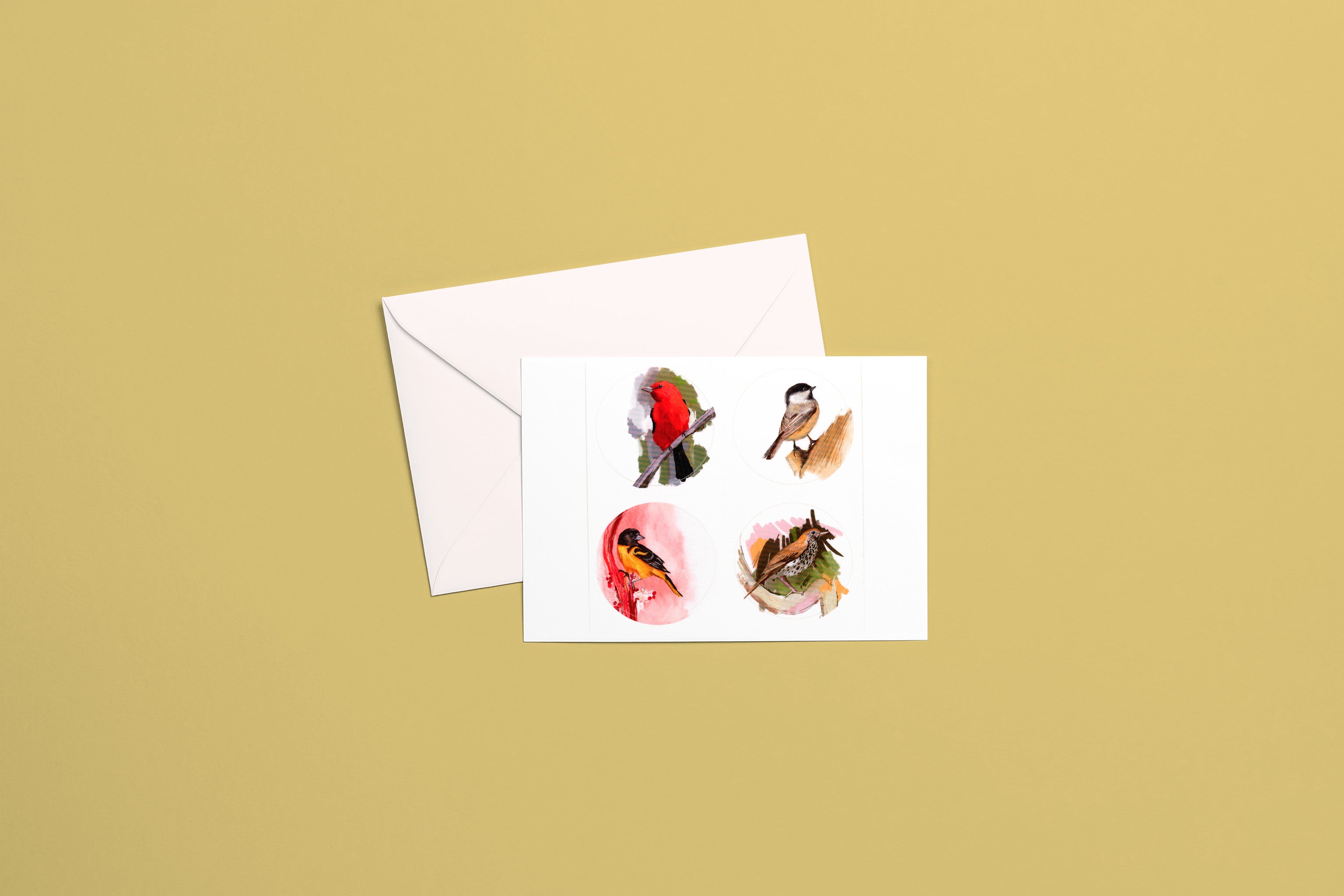 Bird Stickers: Variety Surprise Pack of Two Sheets (8 stickers)