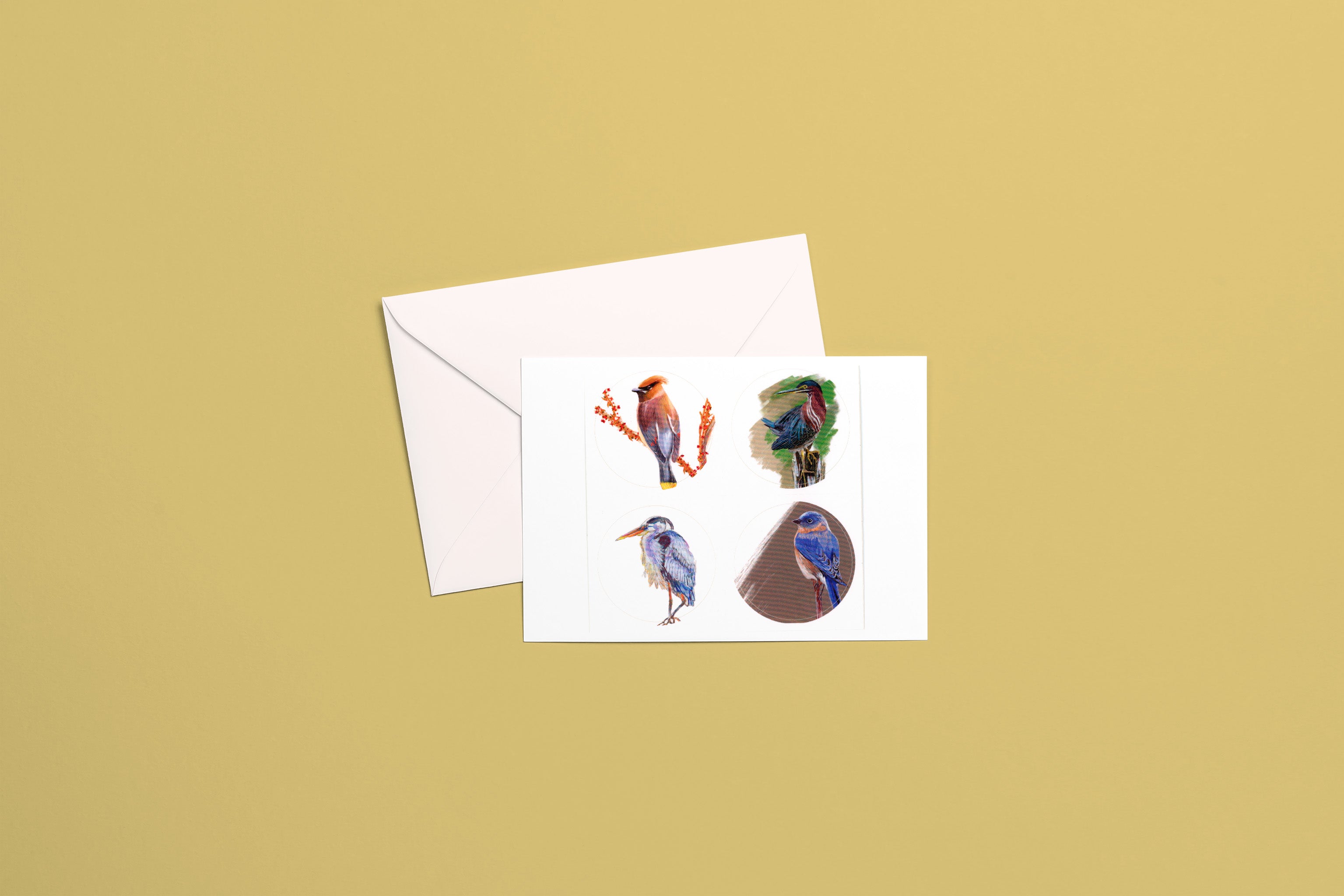 Bird Stickers: Variety Surprise Pack of Two Sheets (8 stickers)