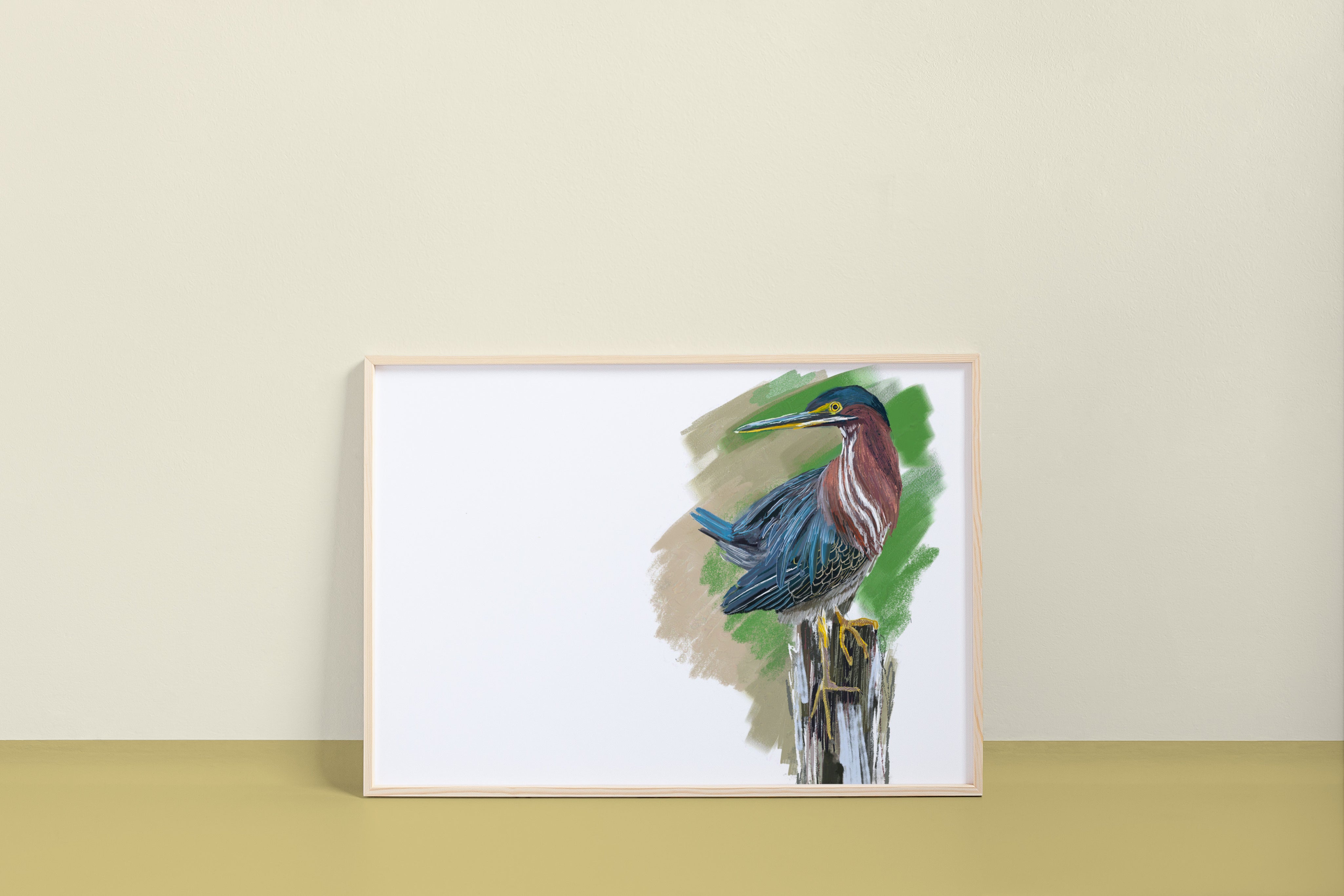 Green Heron Art Print