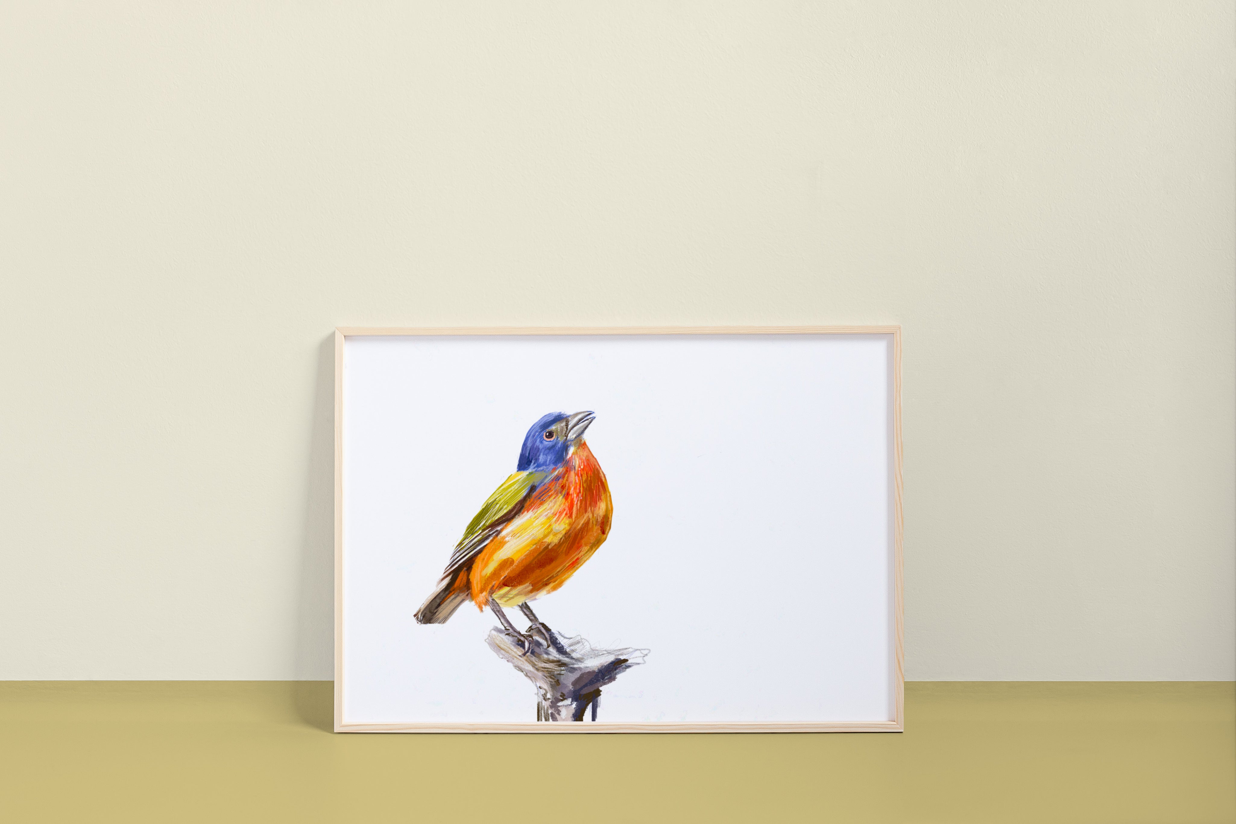 Painted Bunting Art Print