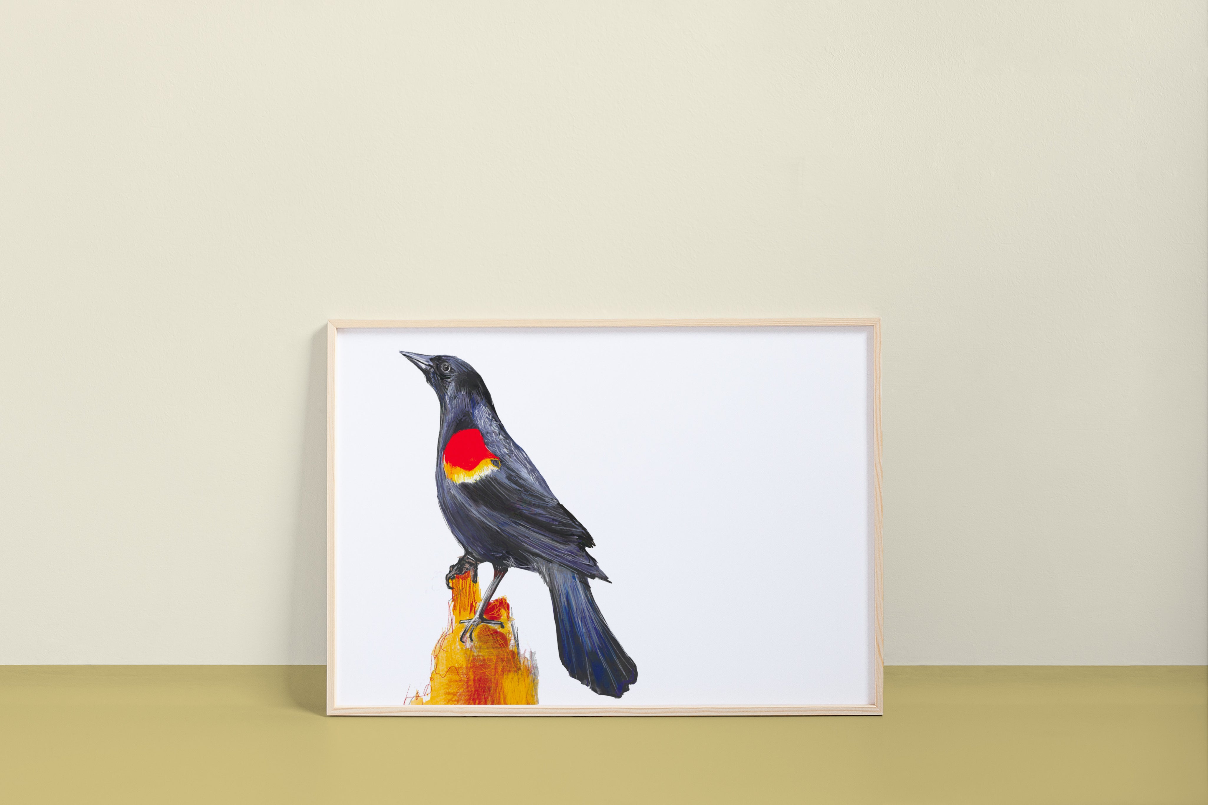 Red-winged Blackbird Art Print