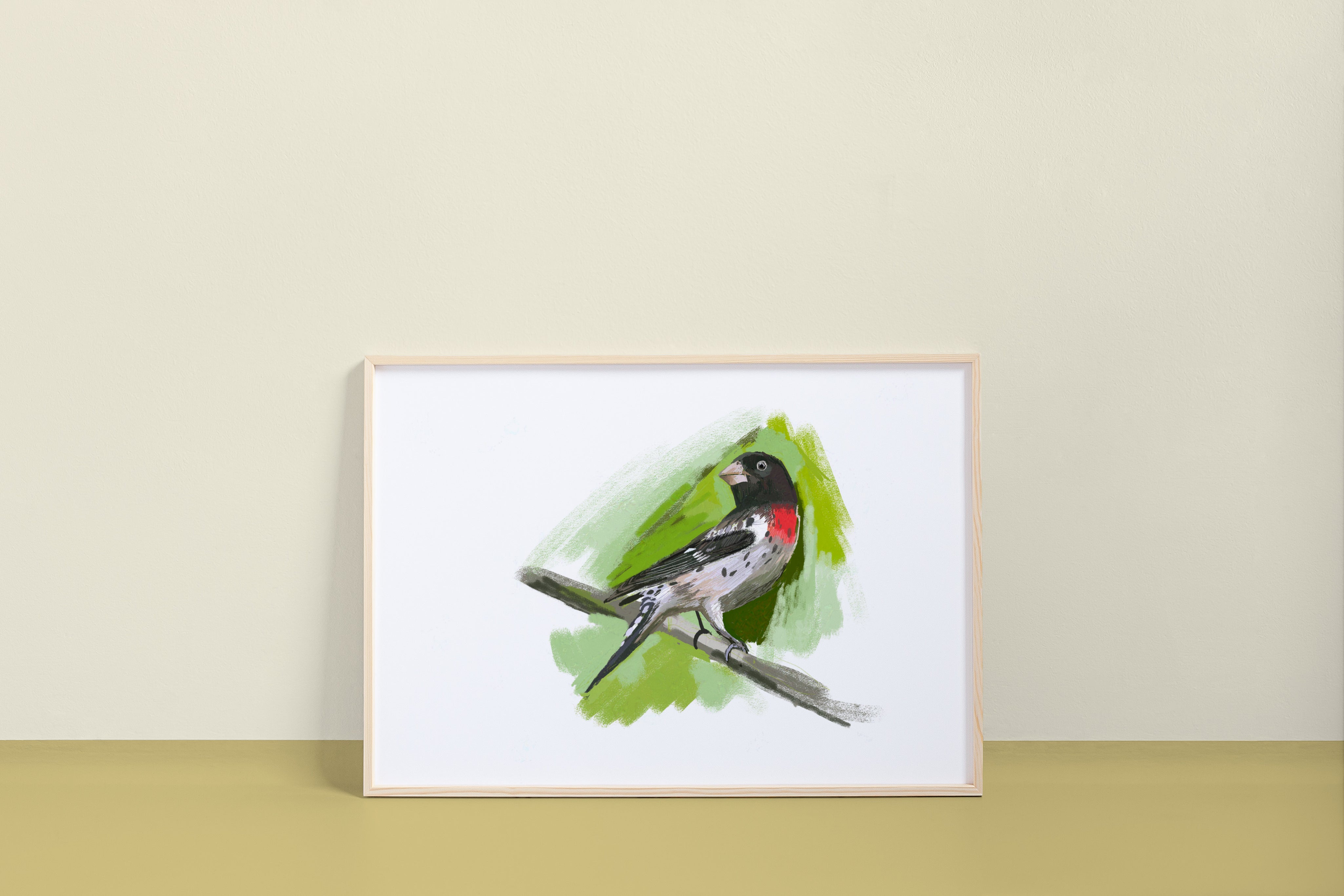 Rose-breasted Grosbeak Art Print