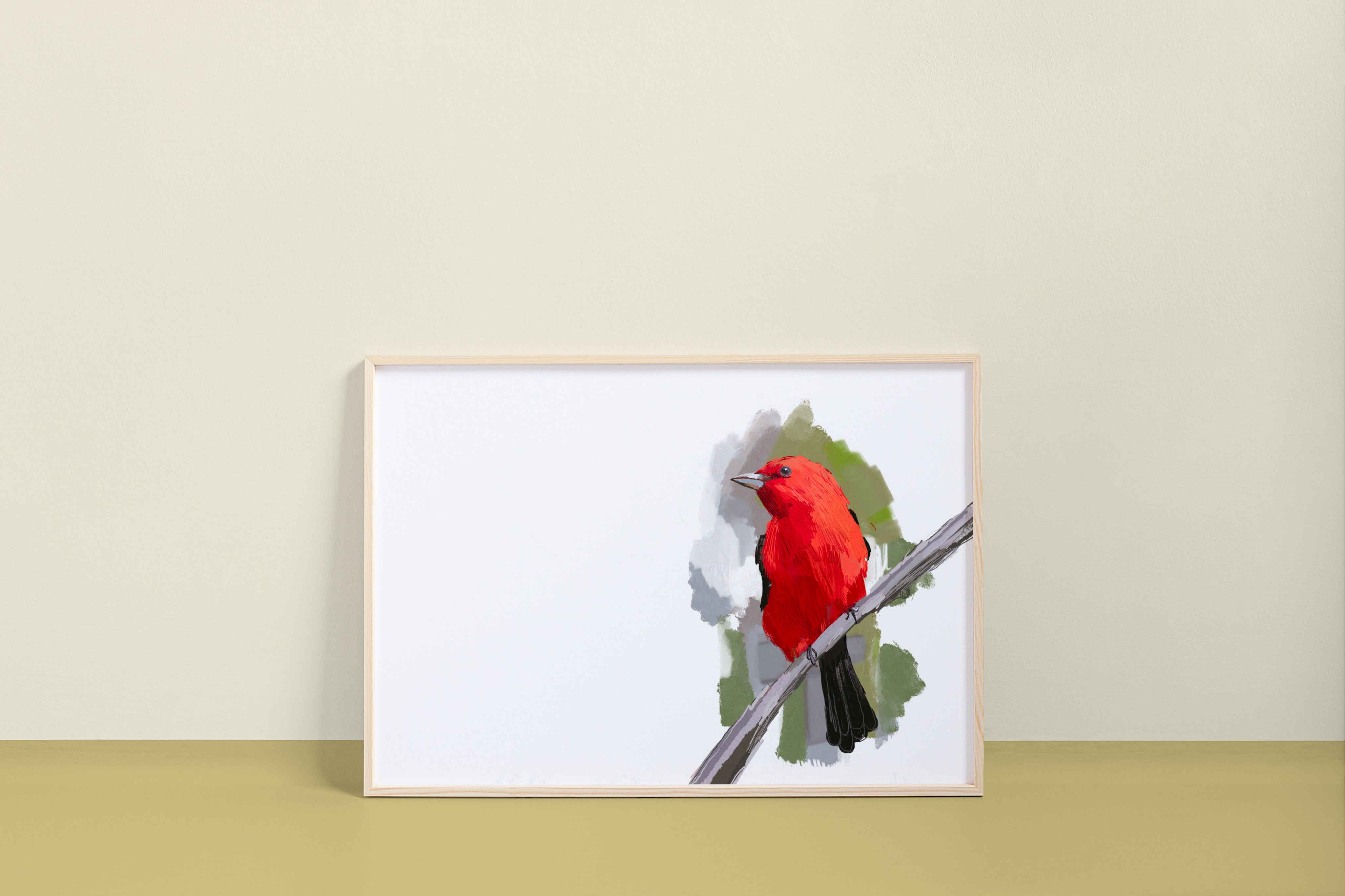 Scarlet Tanager Art Print