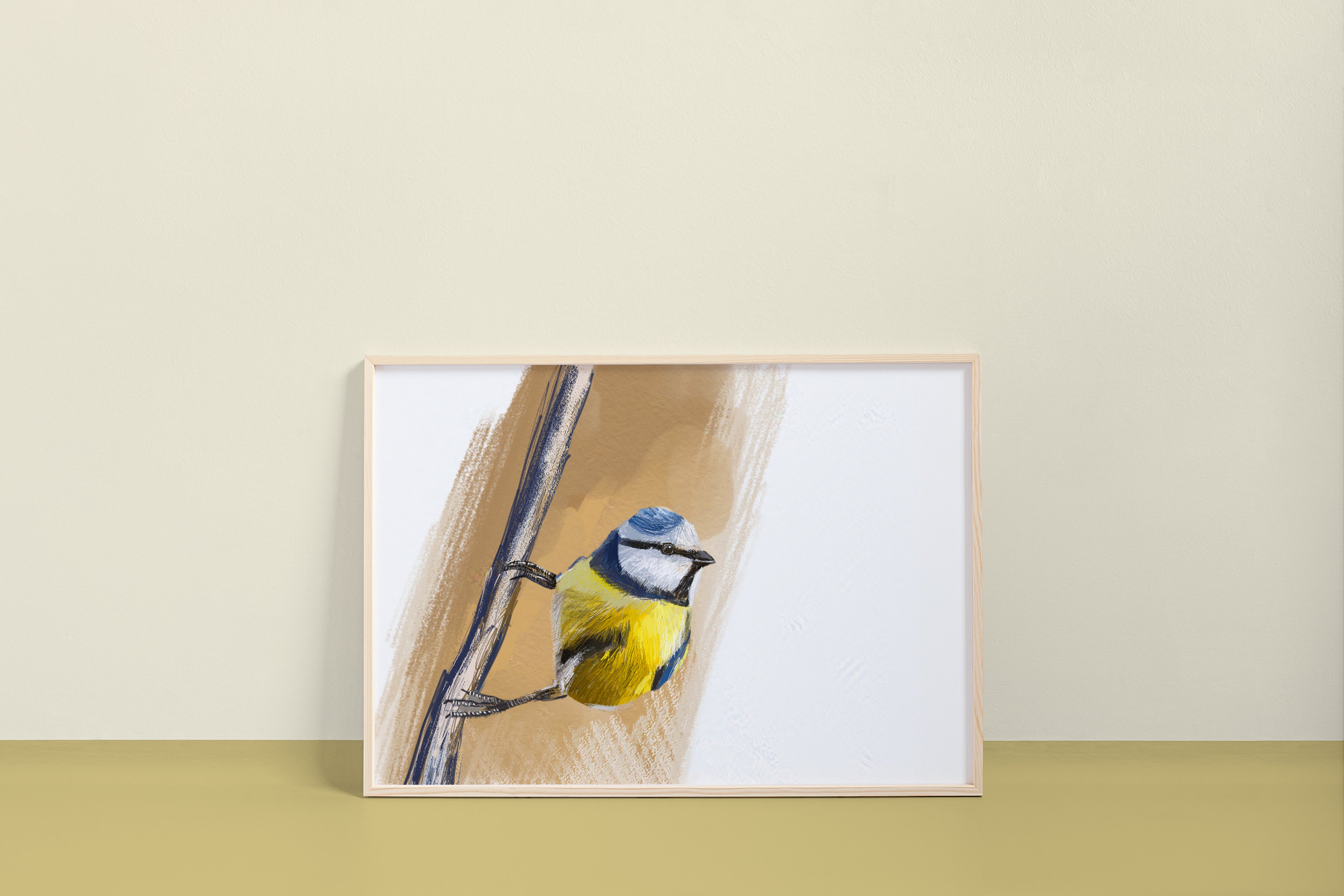 Eurasian Blue Tit Art Print
