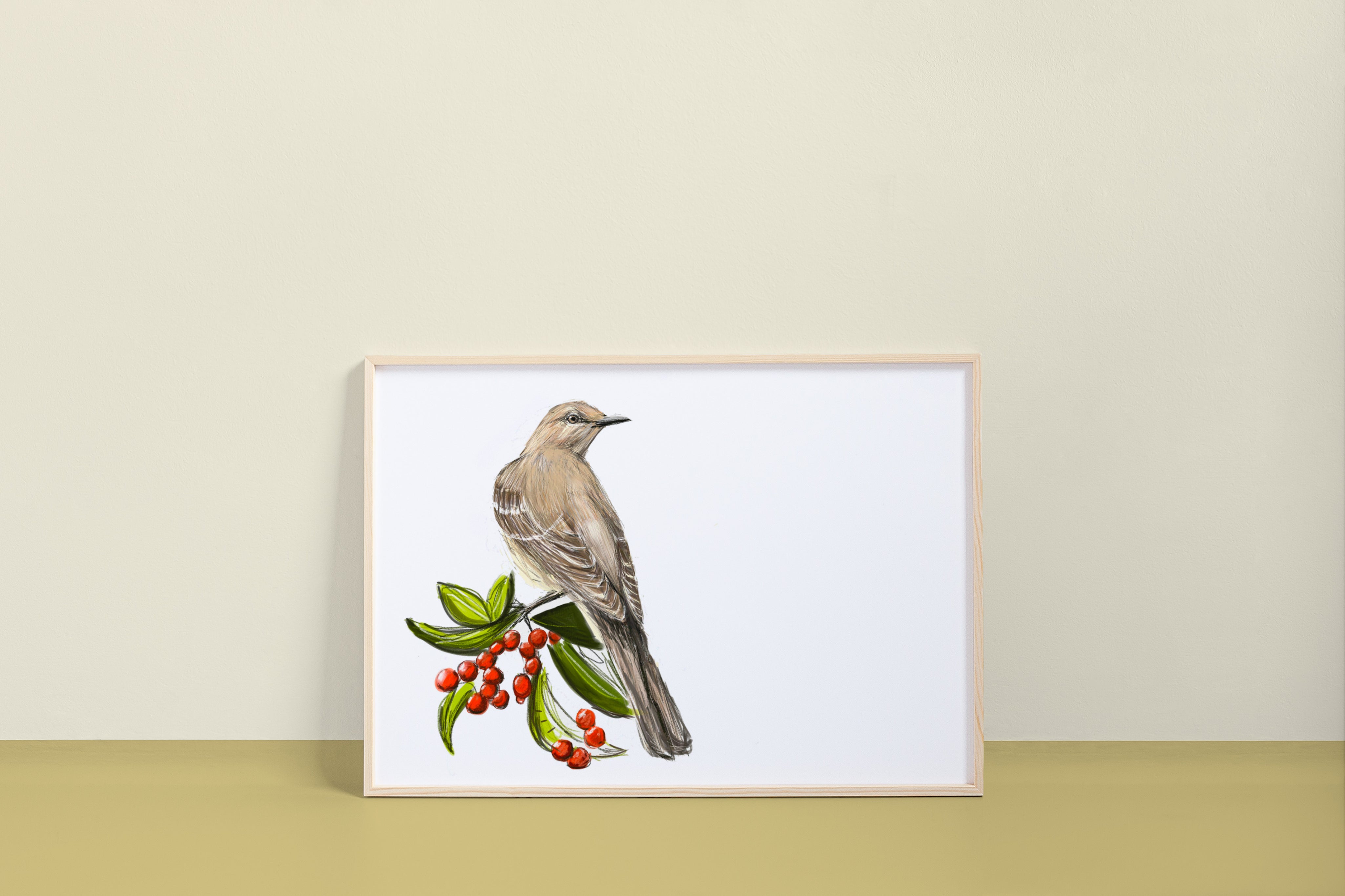 Northern Mockingbird Art Print