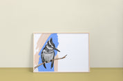 Pied Kingfisher Art Print