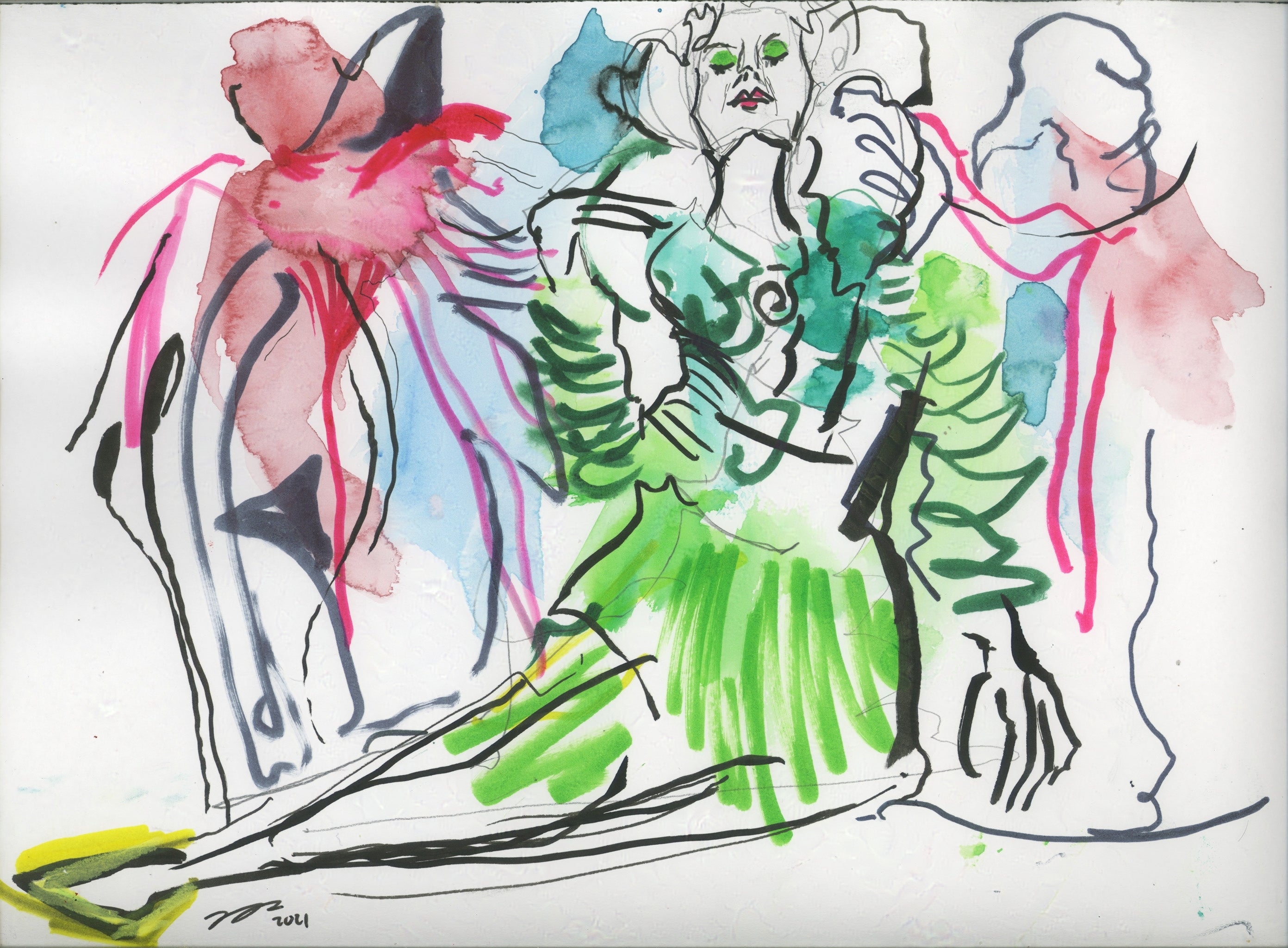 Janet (a Dream of Max Ernst) Original