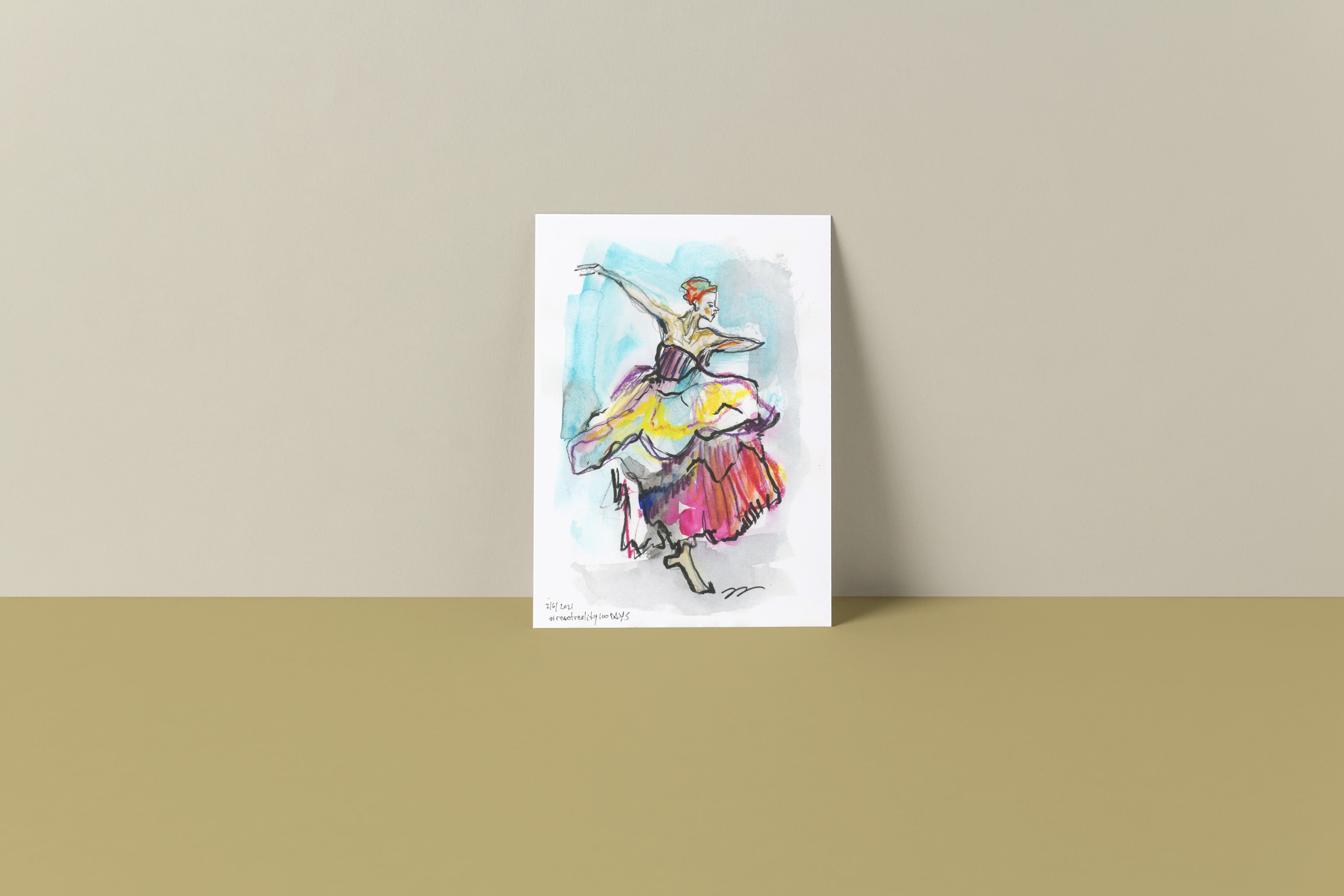 Dancer (02/06/2021) Art Print
