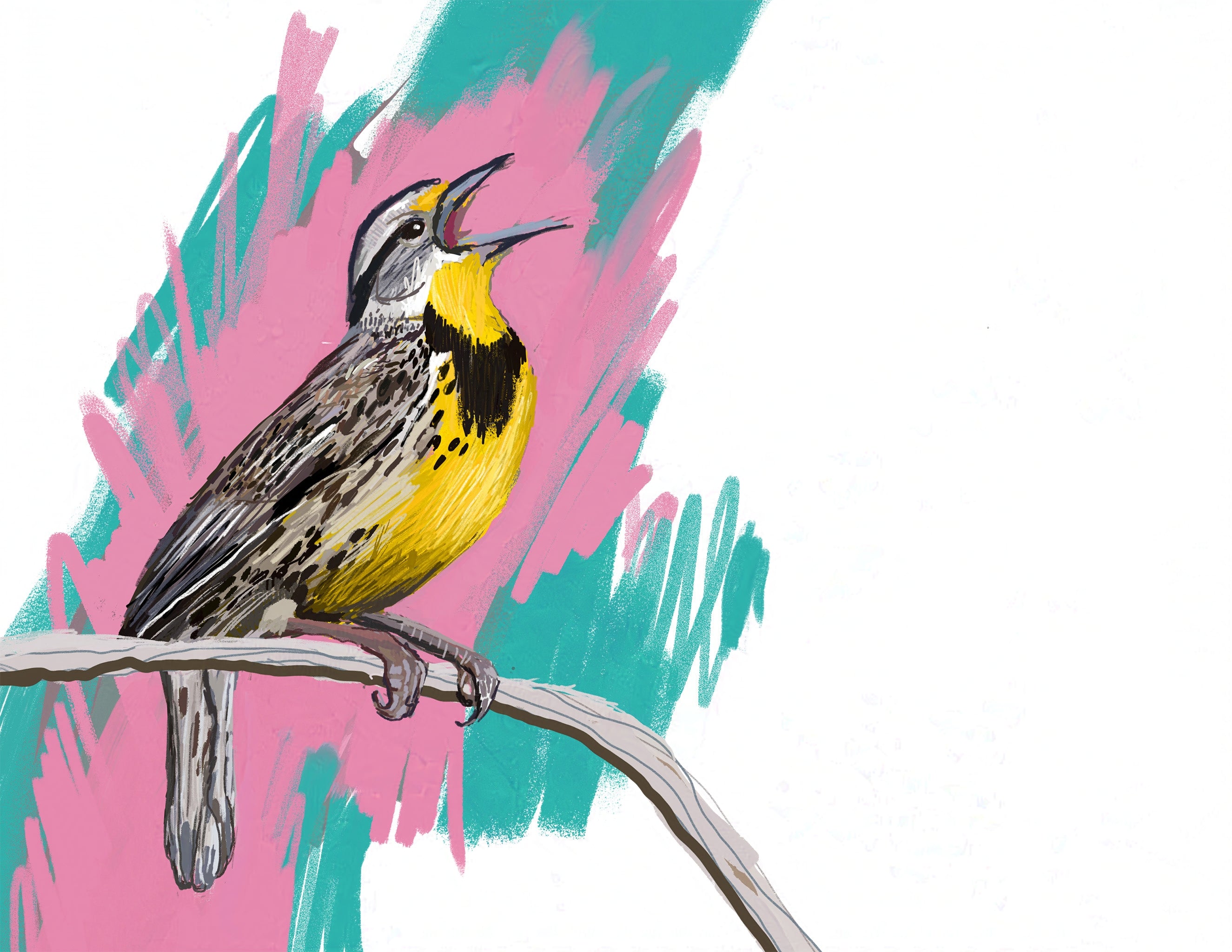 Eastern Meadowlark Art Print