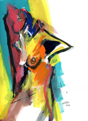 Angie (vision II) Art Print