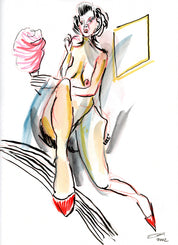 Emily Eating Cotton Candy Original