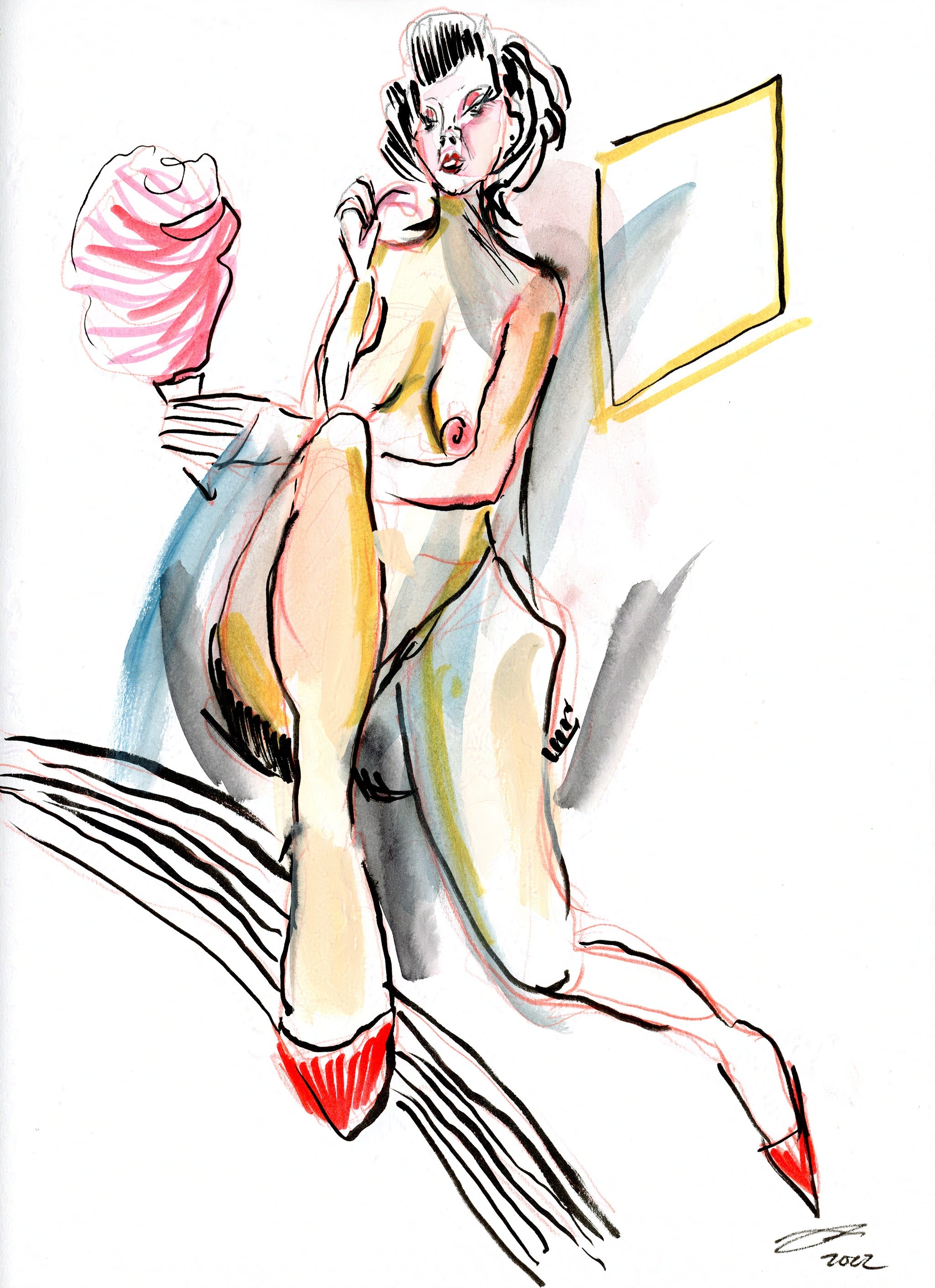 Emily Eating Cotton Candy Original