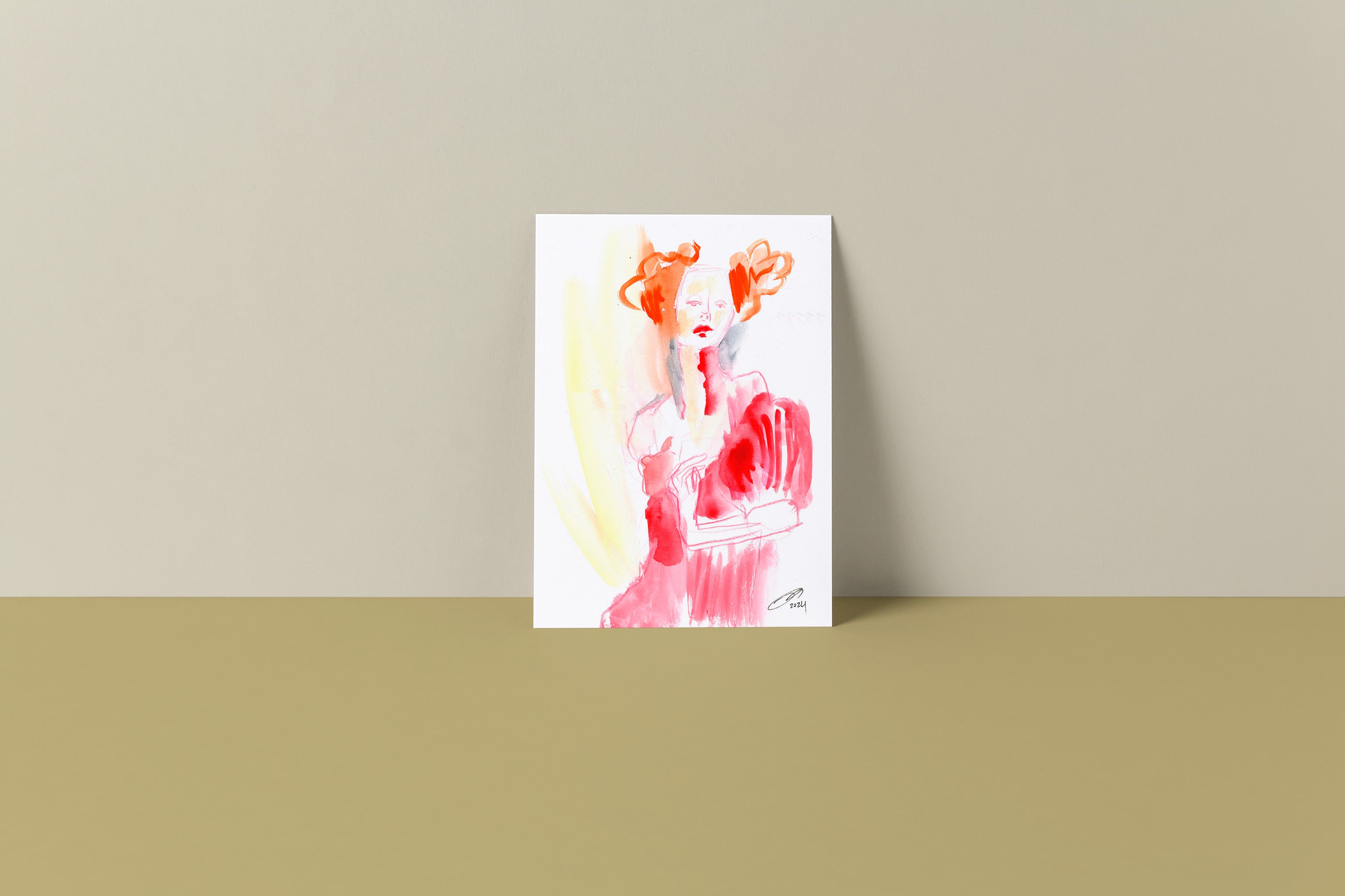 Tiffany as Frida Art Print