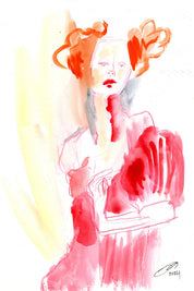 Tiffany as Frida Art Print