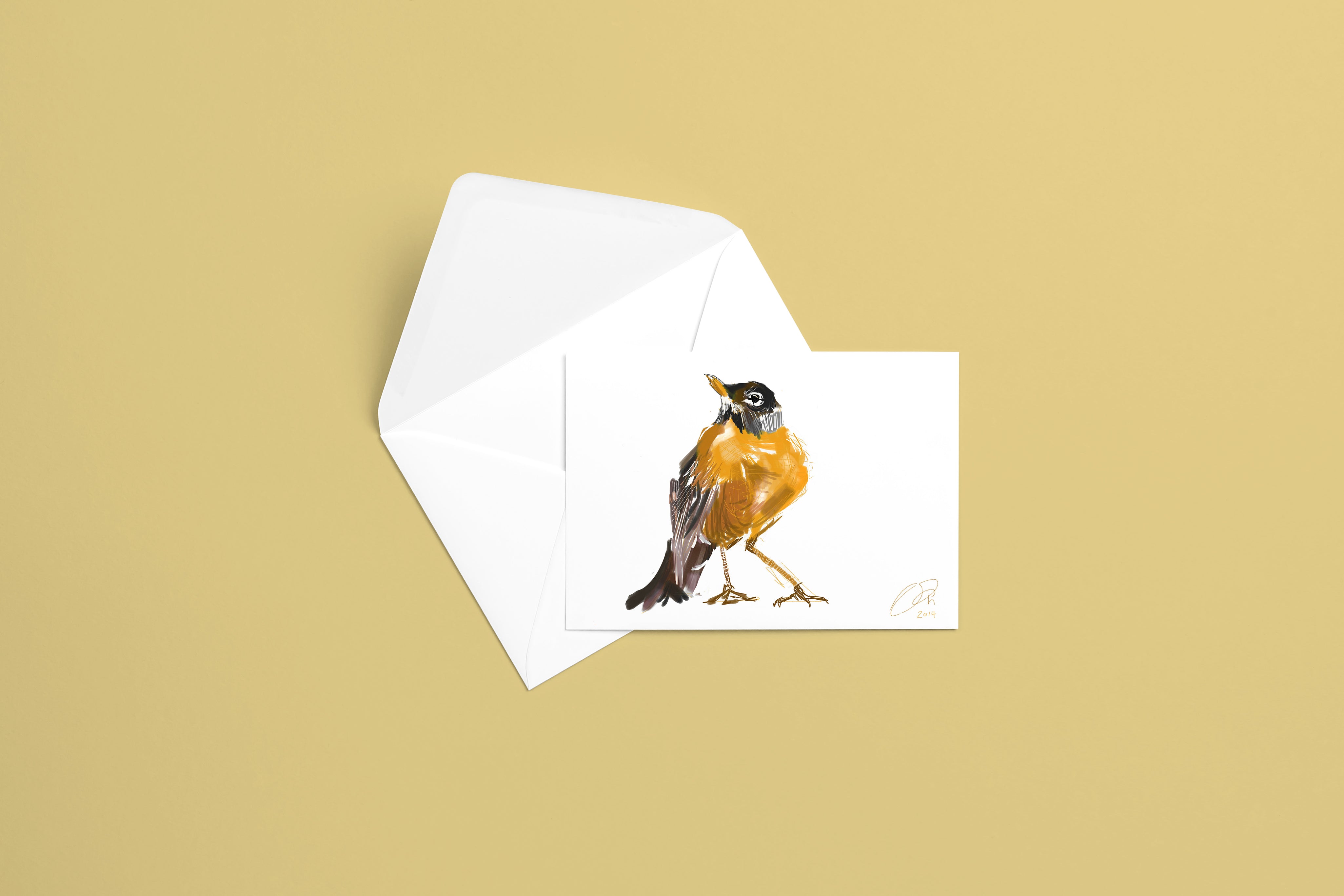 American Robin Greeting Card