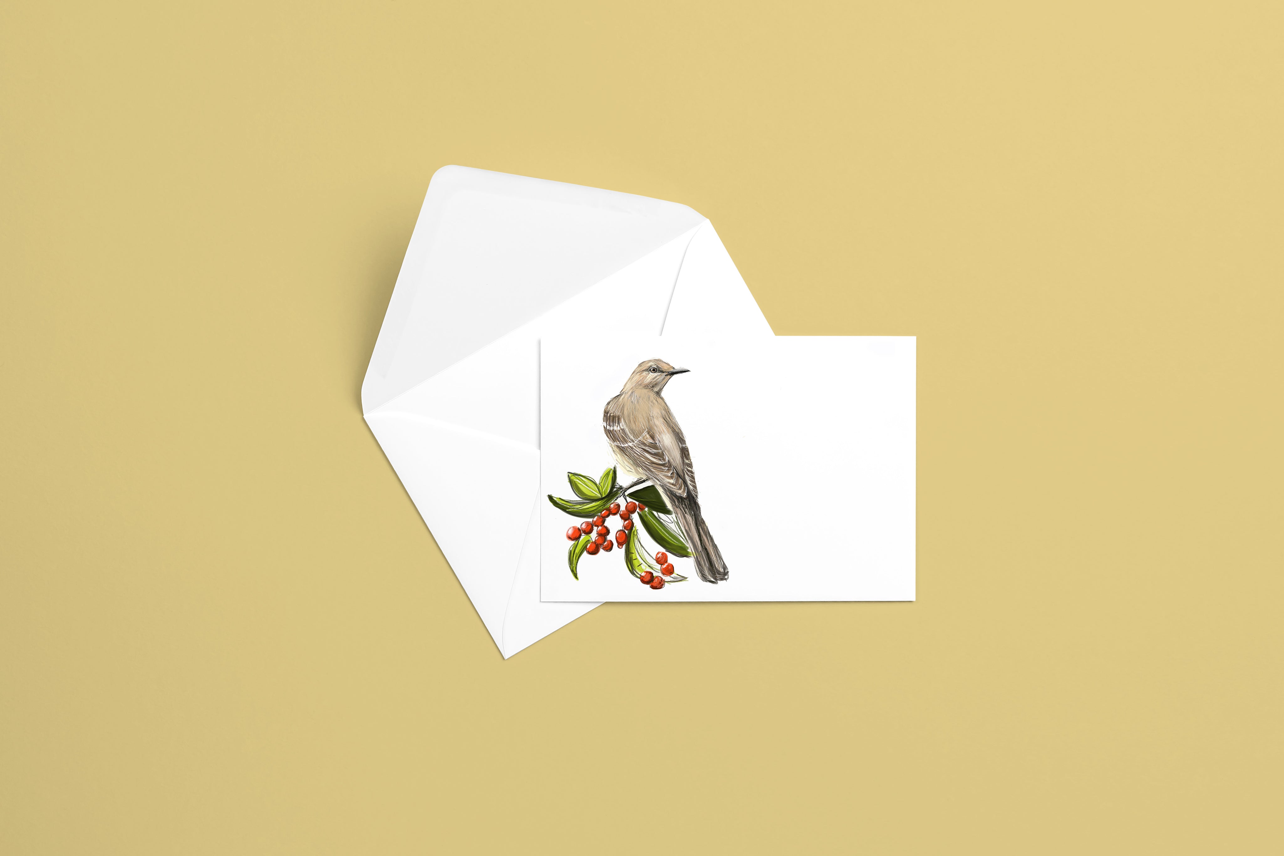 Northern Mockingbird Greeting Card