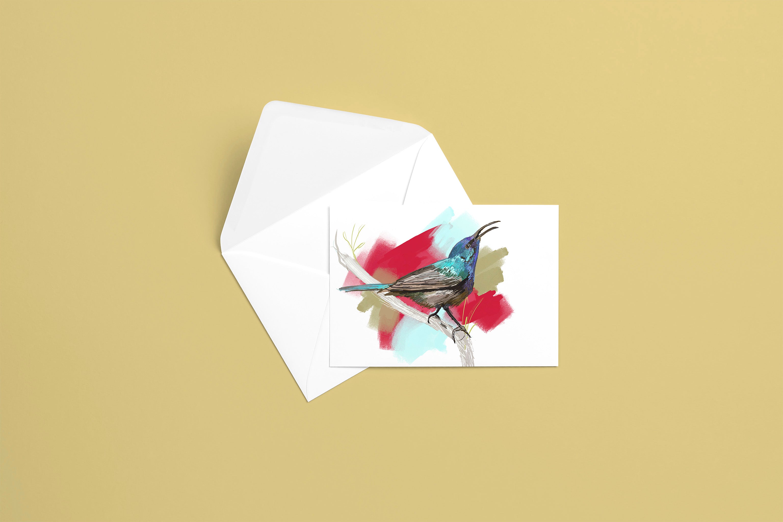 Palestine Sunbird Greeting Card