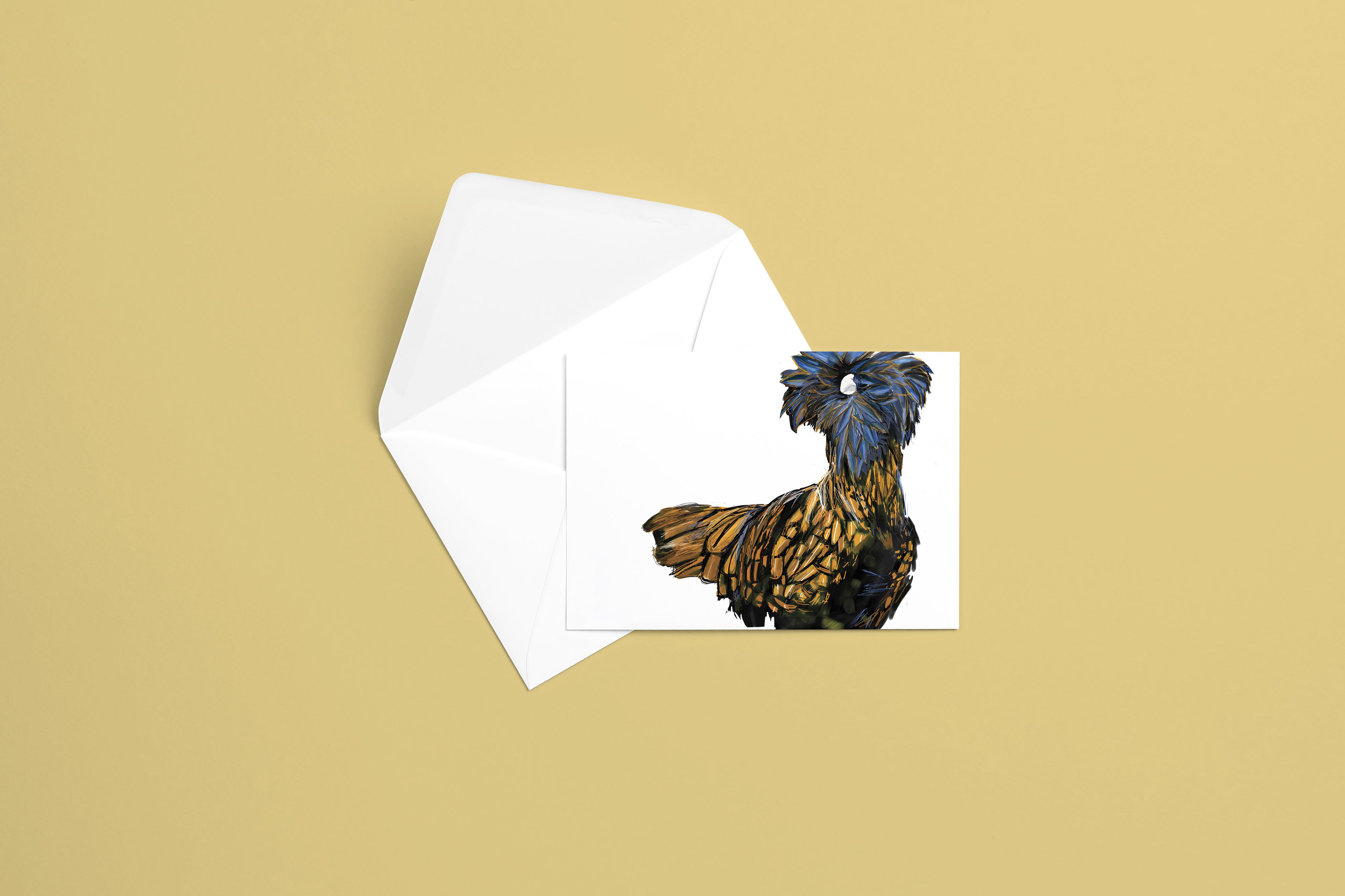 Polish Chicken Greeting Card