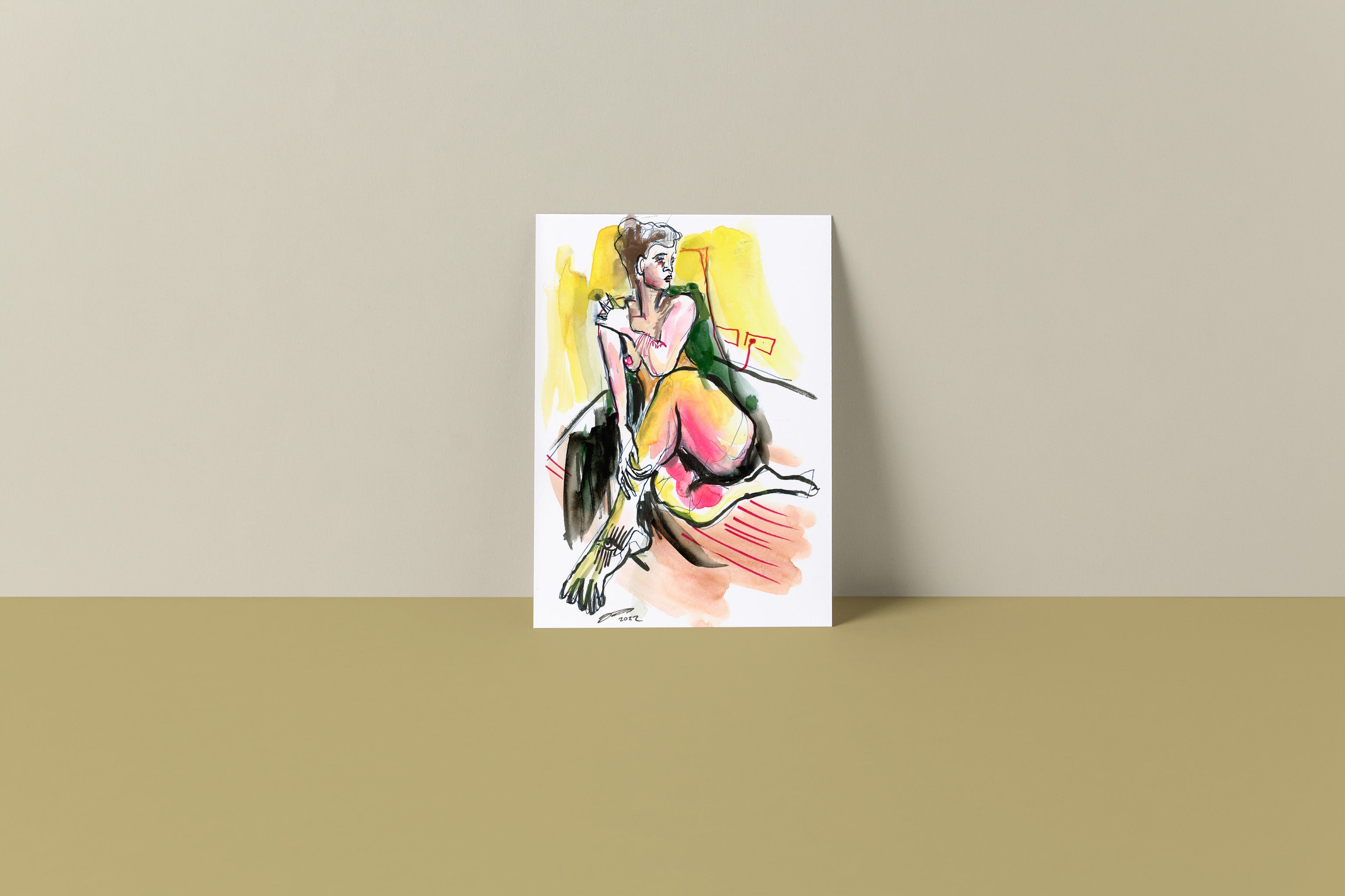 Nena (daydreaming) Art Print