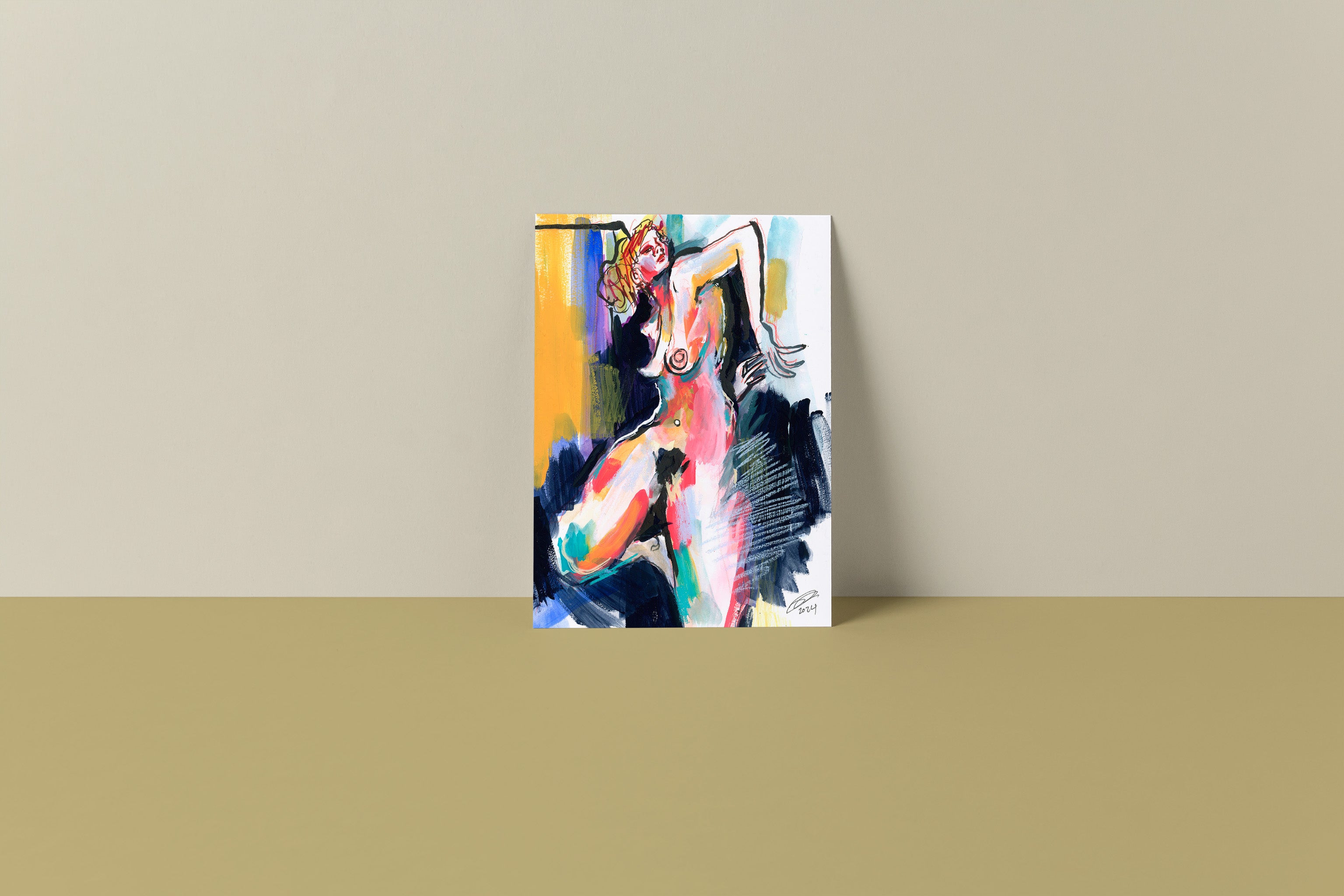 Nicole as a dream Art Print