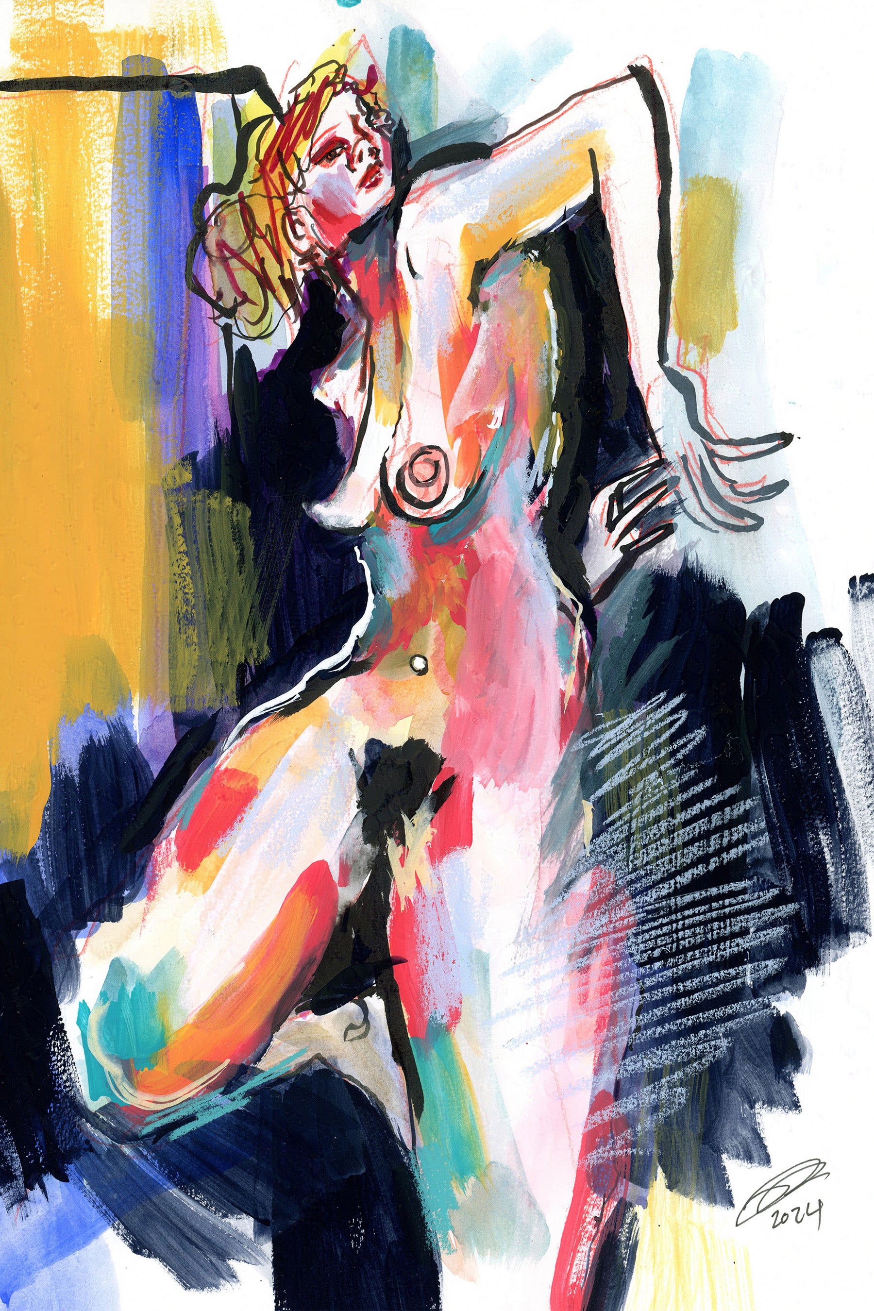 Nicole as a dream Art Print