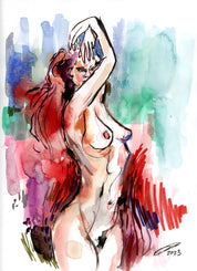 Nicole (field of dreams) Art Print