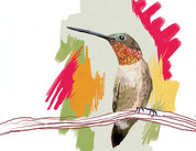 Ruby-throated Hummingbird Art Print