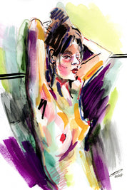 Vilidian (reclining) Art Print