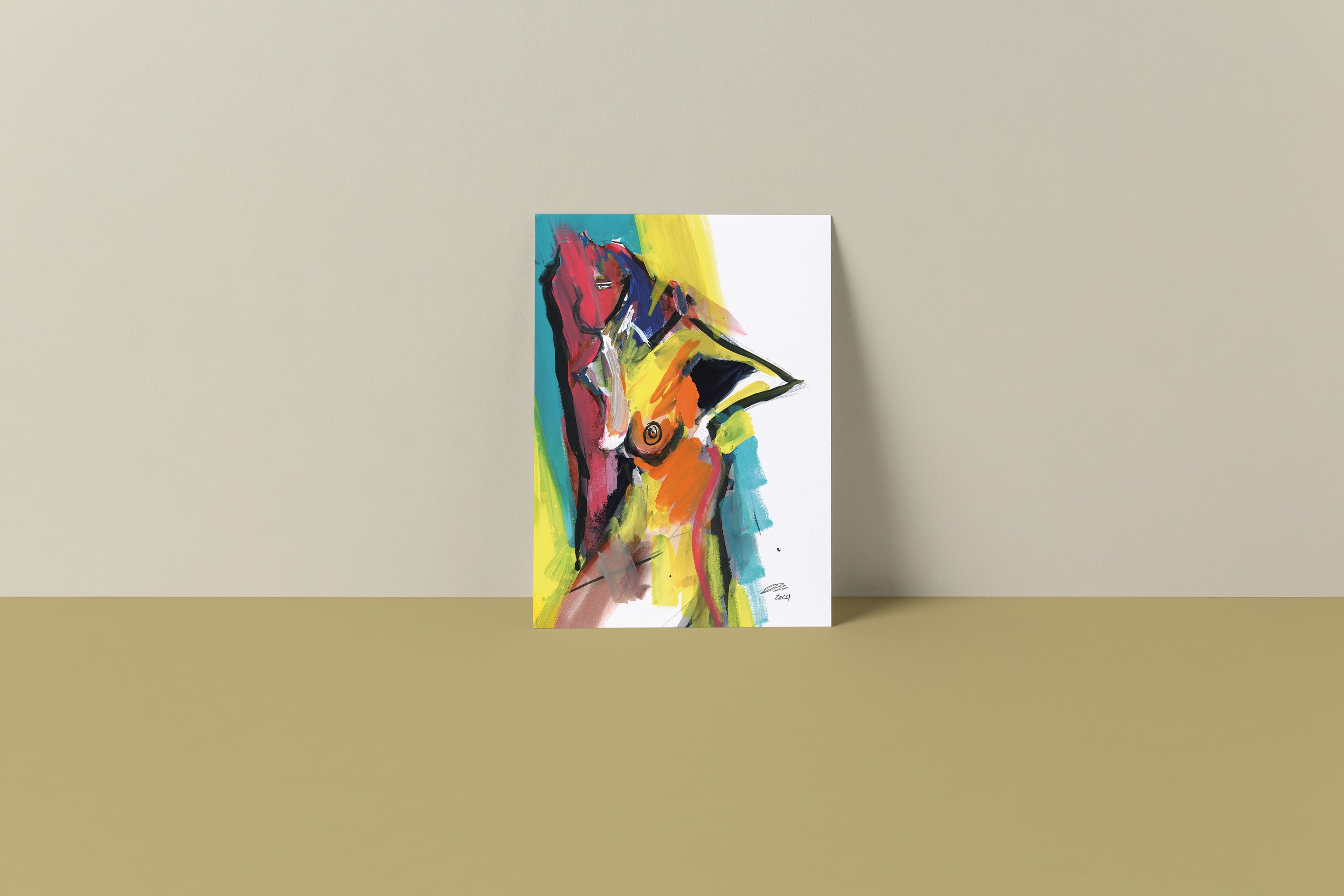 Angie (vision II) Art Print