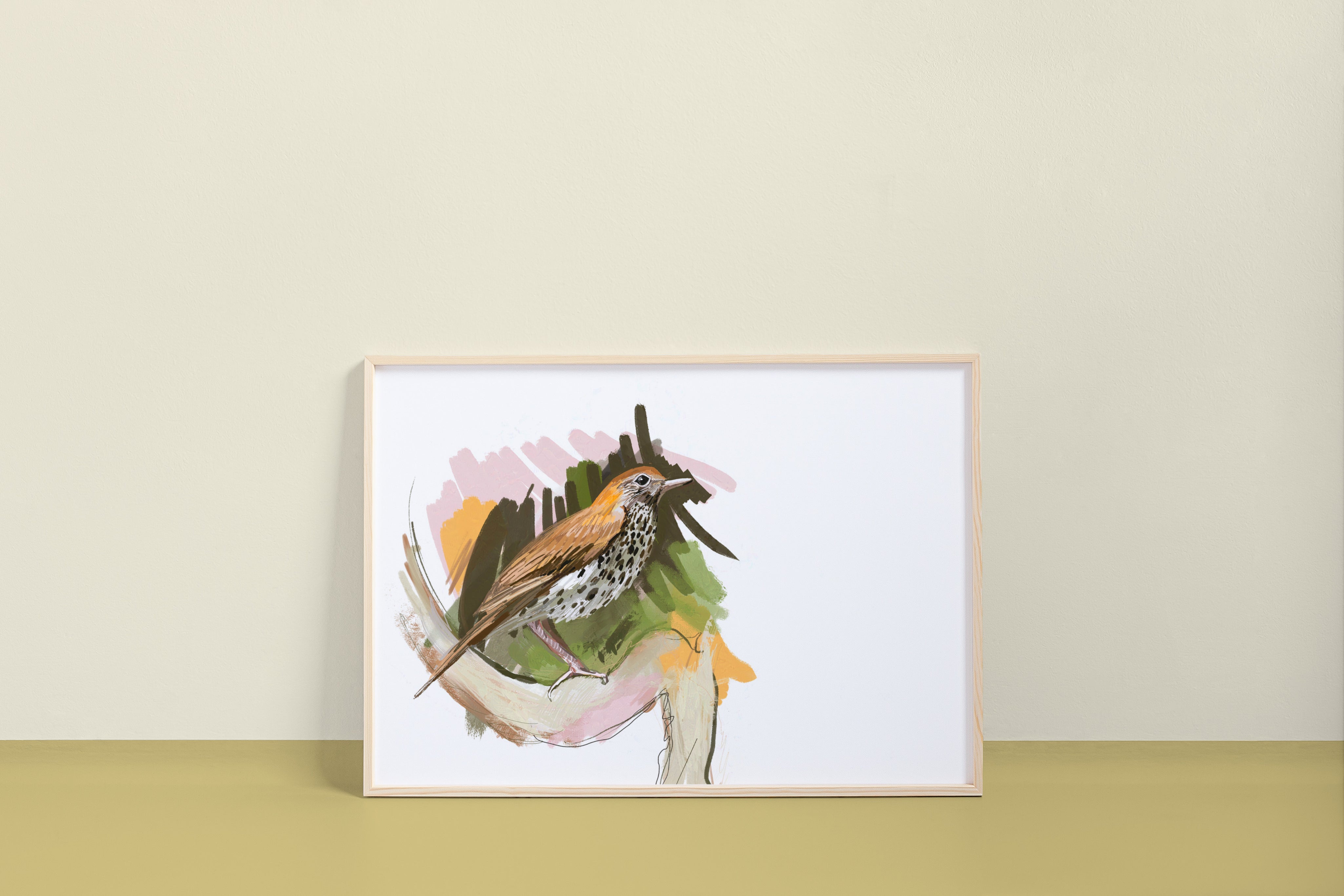 Wood Thrush Art Print