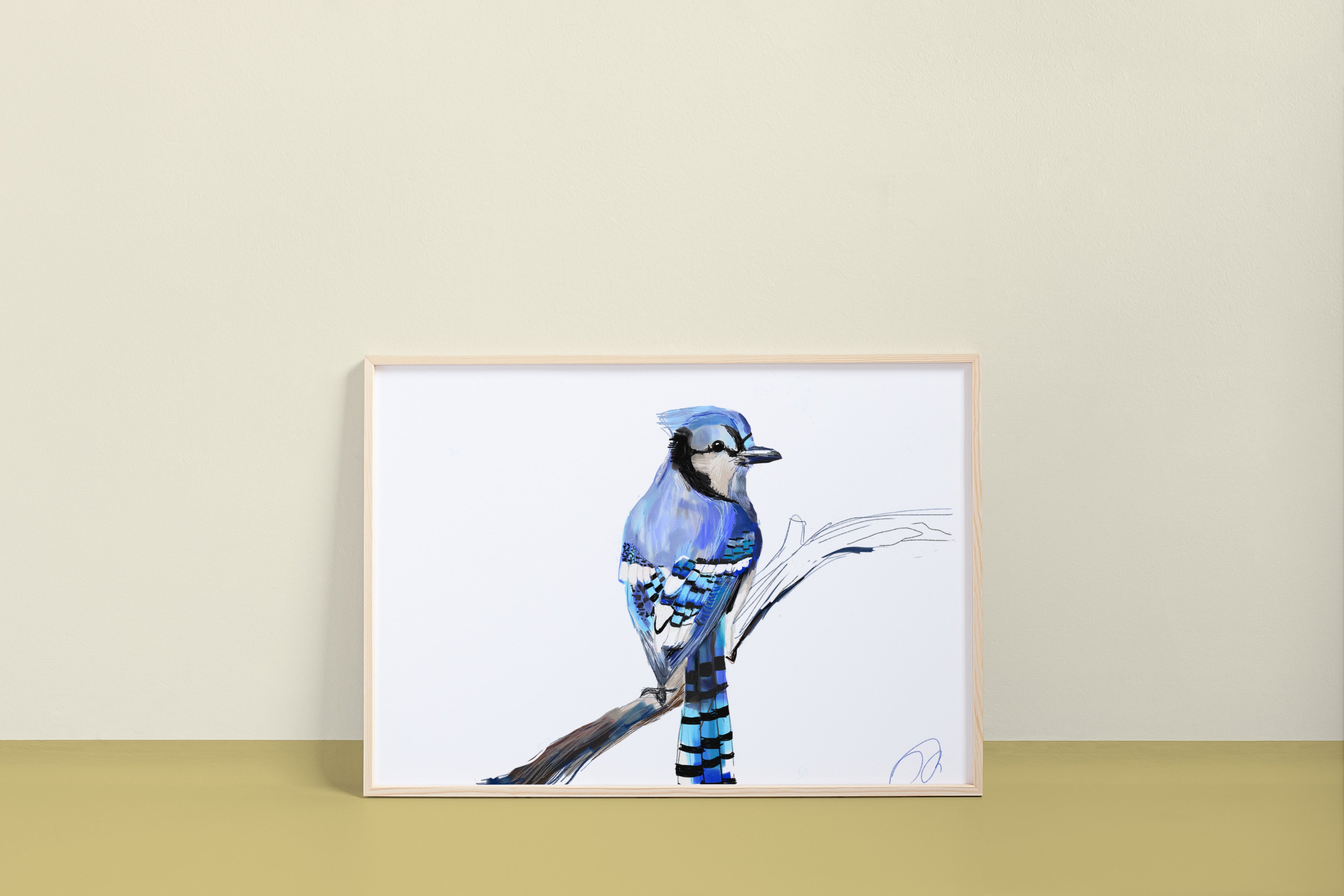 Blue Jay Art Print