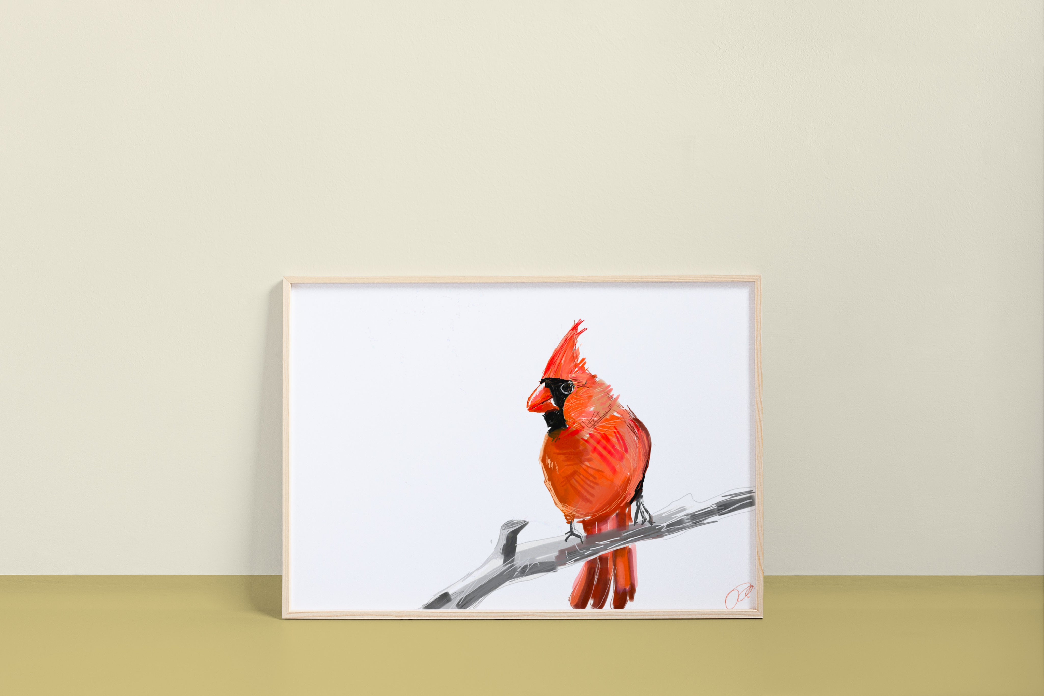 Northern Cardinal (2014) Art Print