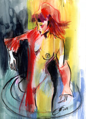 Nicole (alchemy) Art Print