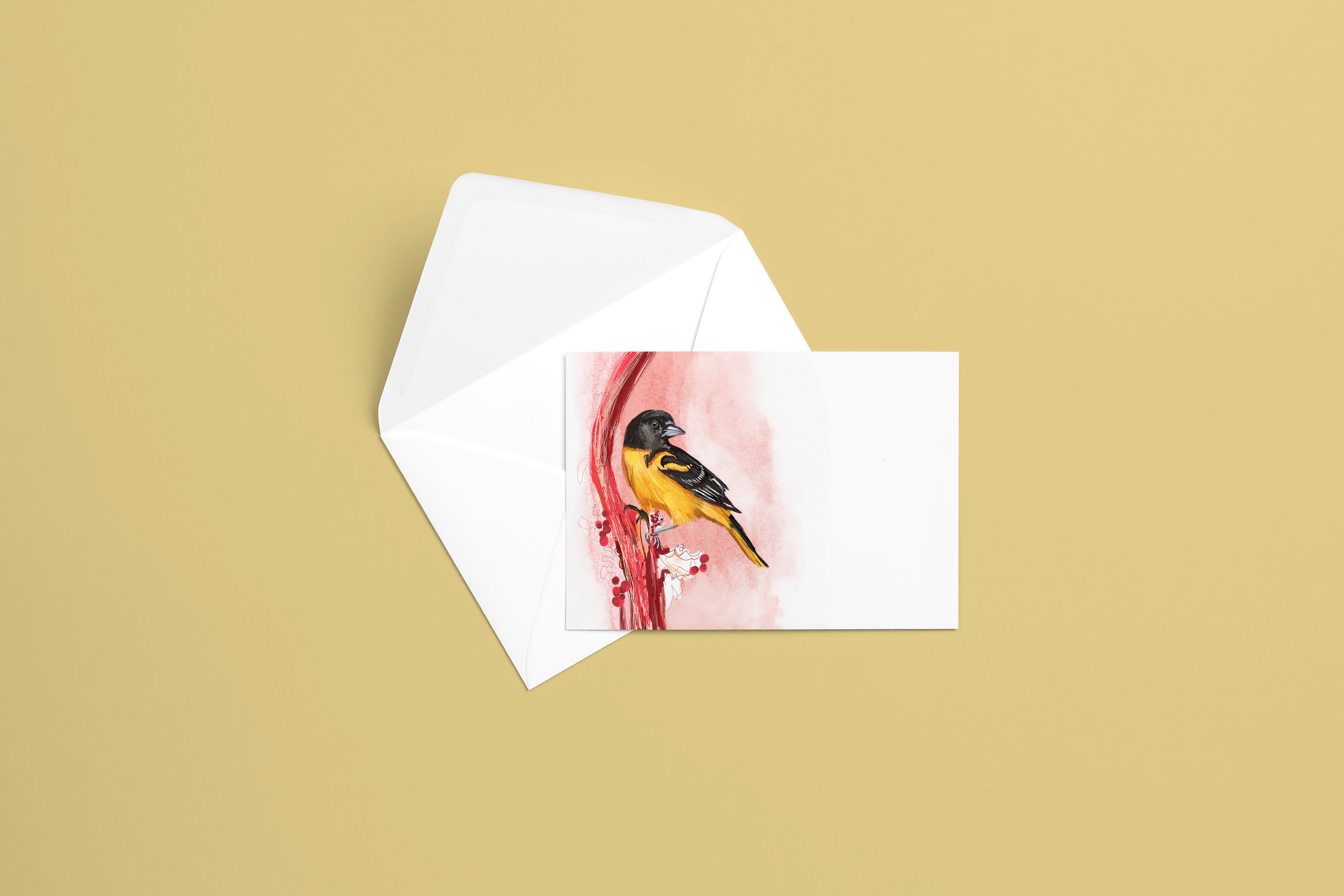Baltimore Oriole Greeting Card