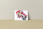 Nicole (from above the void) Art Print