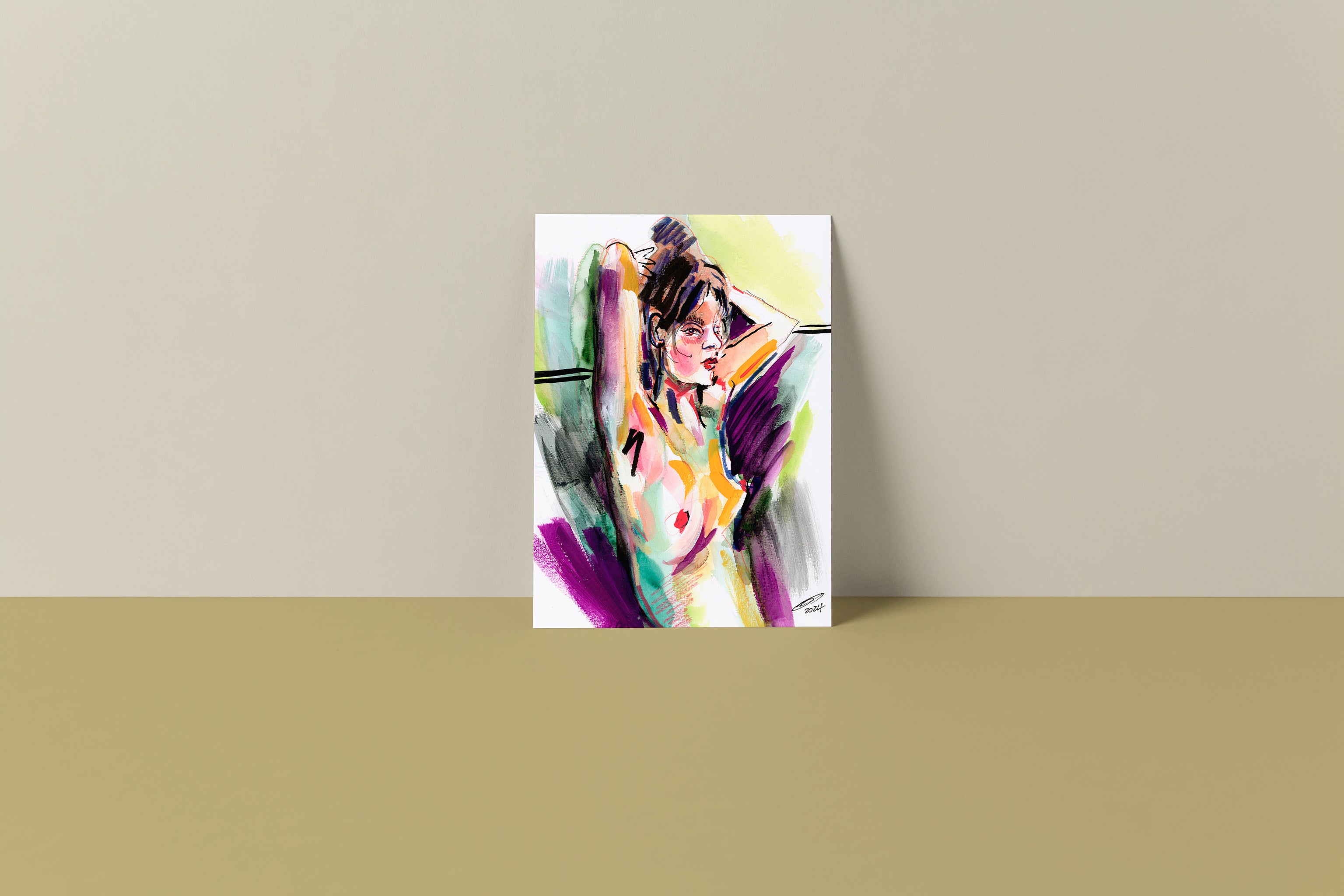 Vilidian (reclining) Art Print